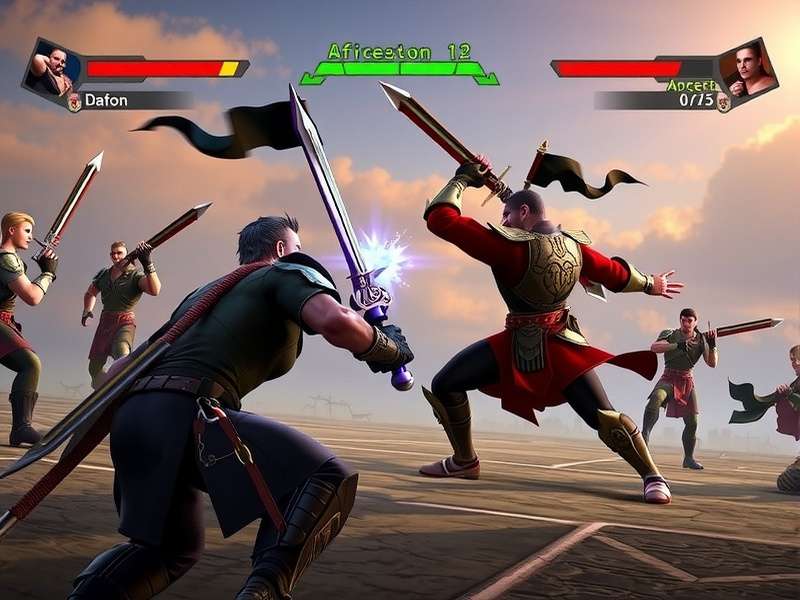 Valiant Warrior Combat Game Screenshot